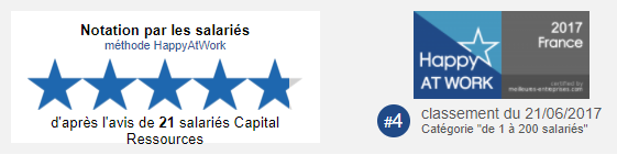 Capital Ressources est lauréat du label HappyAtWork