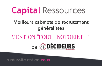 Capital Ressources, parmi les meilleurs cabinets de recrutement g&eacute;n&eacute;ralistes